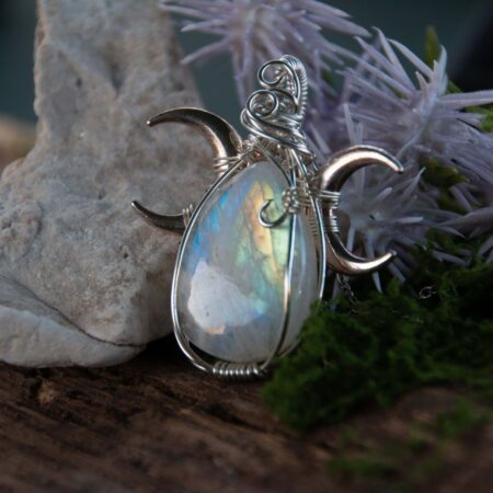 collana Labradorite bianca