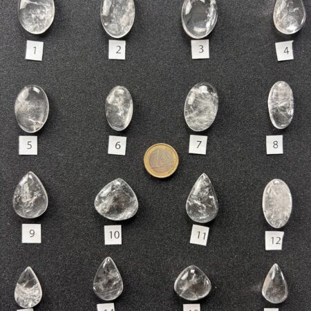 Quarzo Ialino – Cabochon singoli (#1–#16)