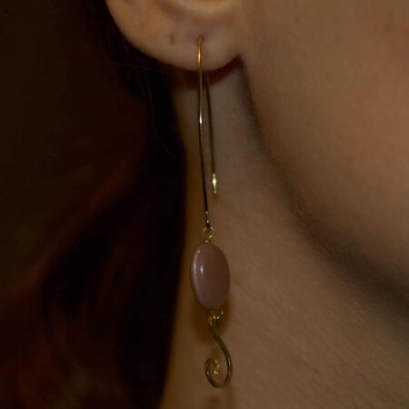 Orecchini in Pietra di Luna Pesca