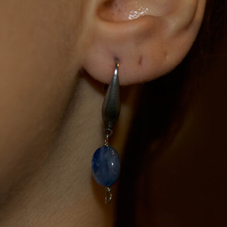 Orecchini in Cianite – Goccia Blu