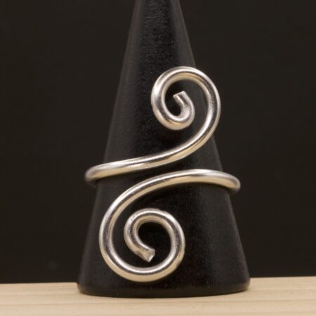 Anello spirale verticale in alluminio | leggero e anallergico