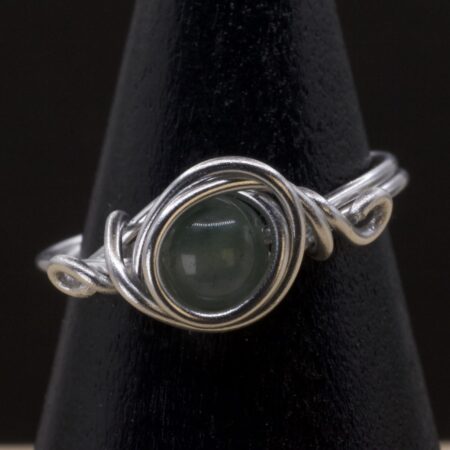 Anello in agata muschiata