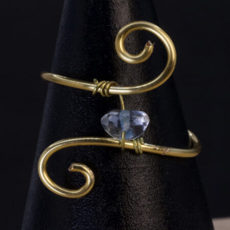Anello in tanzanite | spirale di intuizione