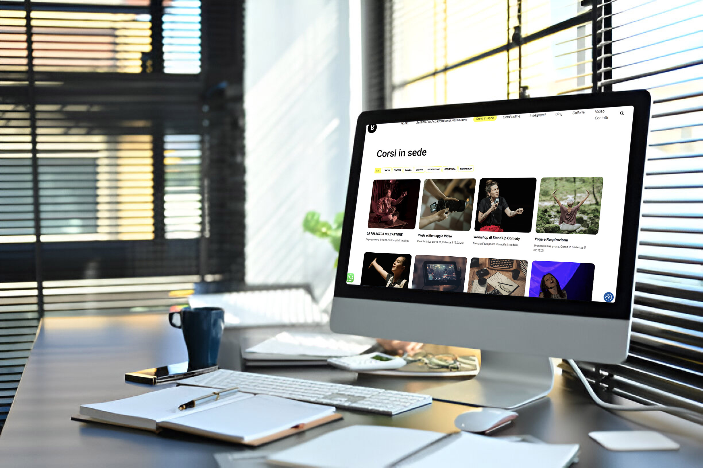 corsi-rabbithole Scheda corso con modulo d’iscrizione personalizzato RabbitHole