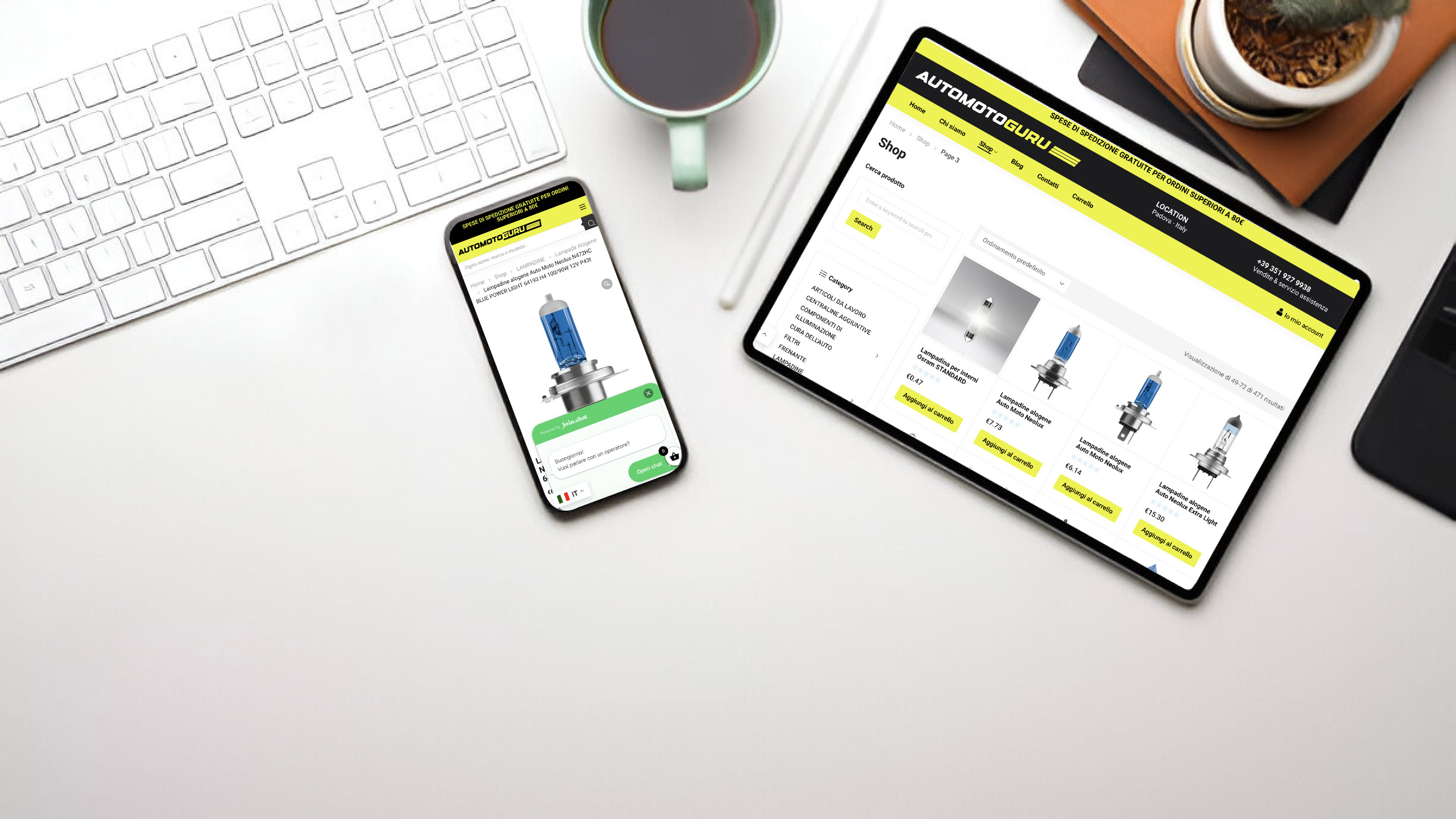 respionsice-automotoguru Catalogo ricambi auto e moto sincronizzato da gestionale