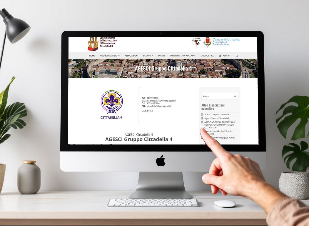 scheda-tecnica-cittadellavolontariato Anteprima della pagina eventi del portale associazioni di Cittadella