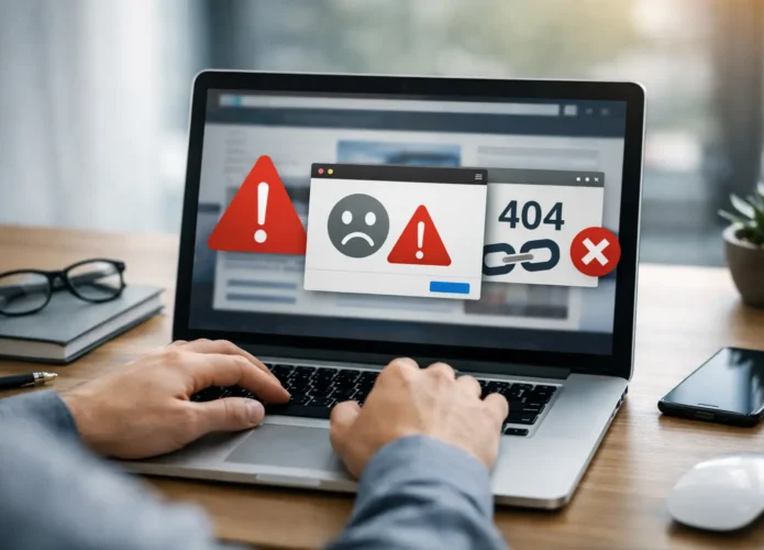 9 errori sito professionale da evitare